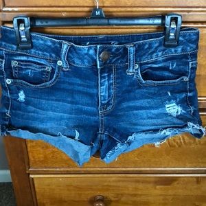 American Eagle Super Stretch Cutoff Shorts, size 8
